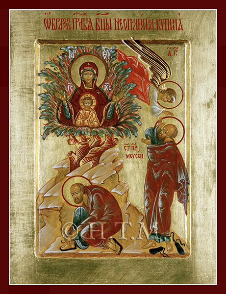 A335IconMosesatBurningBush